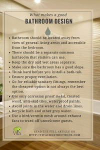 Tips for bathroom design