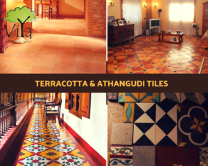 Terracotta and Athangudi tiling