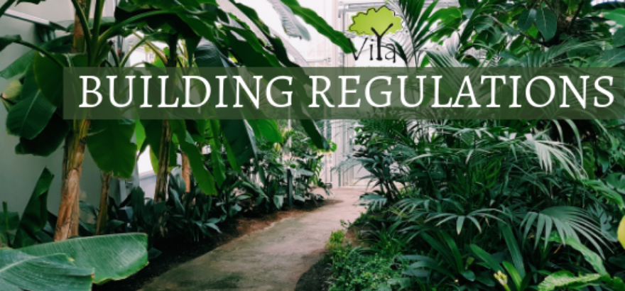 Building regulations for environmental compliance