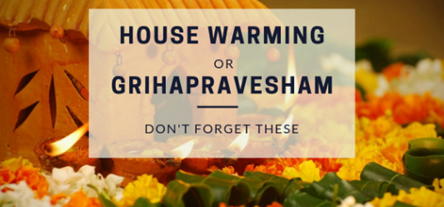 House warming or Grihapravesam
