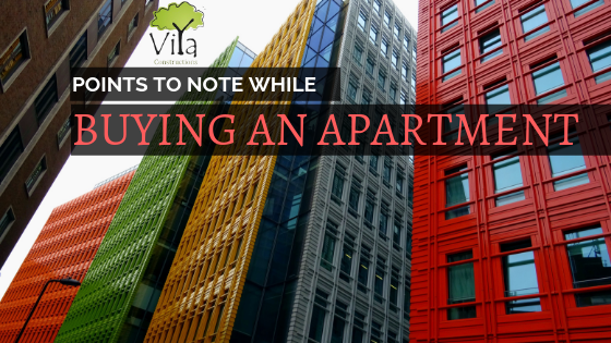 Points to note while buying an apartment