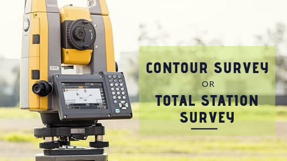 Contour survey - total station survey