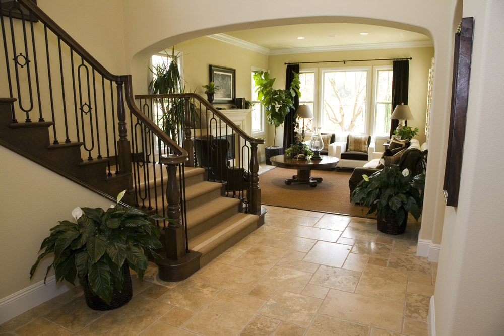 L shaped staircase design
