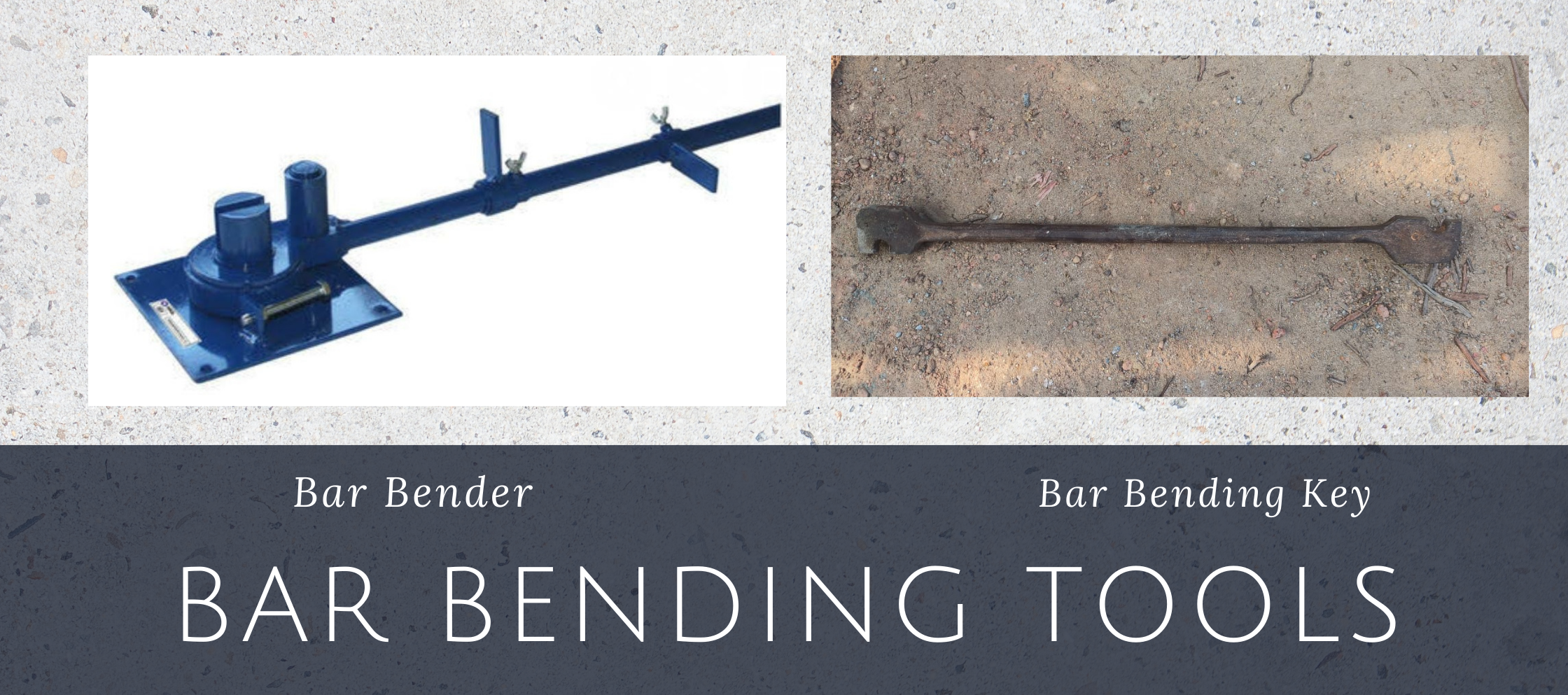 Bar bending tools