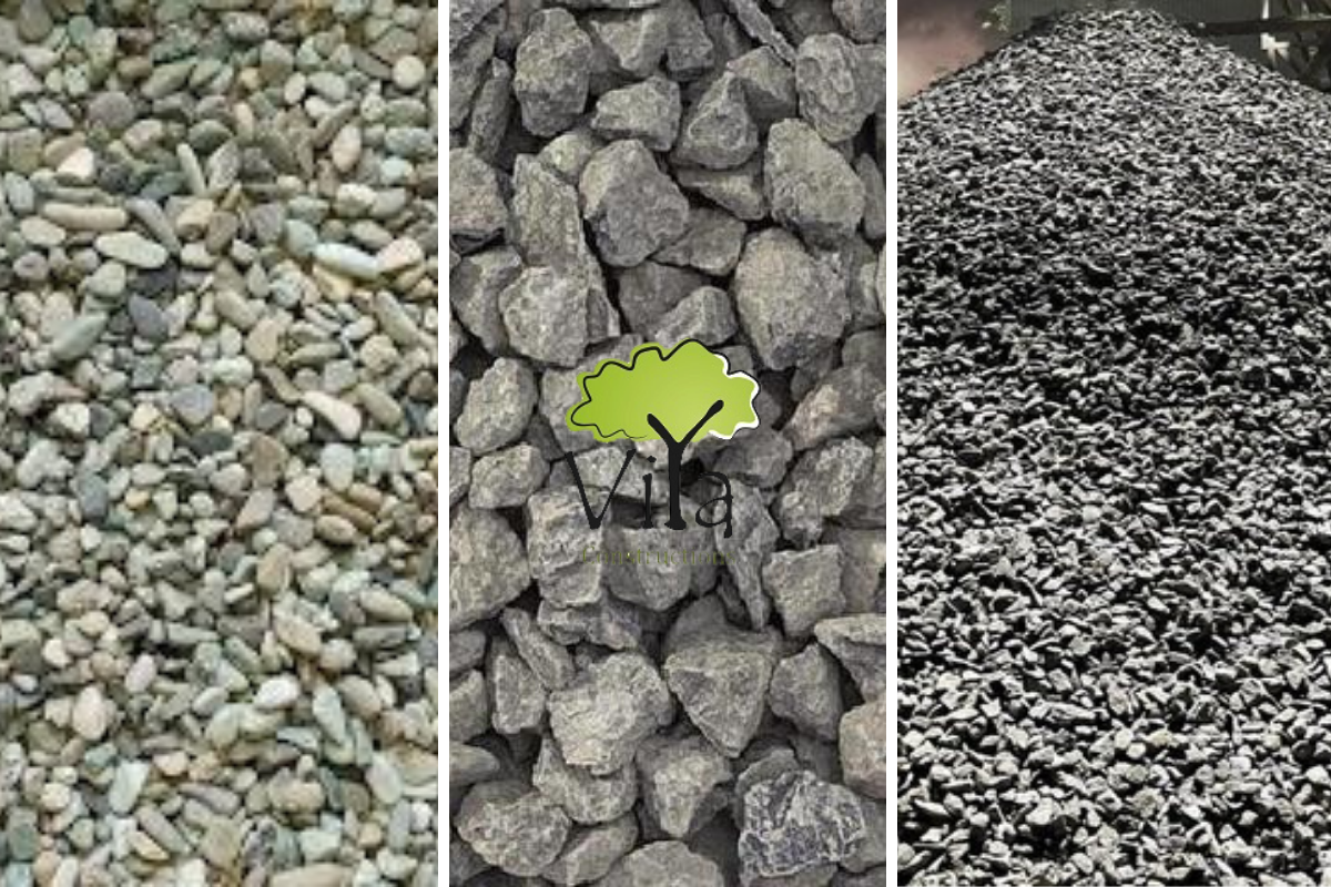 Shapes of aggregates in construction