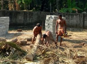 Independent house at Maradu -  Work in progress | Viya Constructions