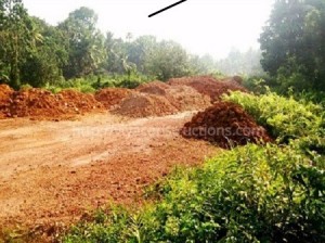 Land filling work at kottayam
